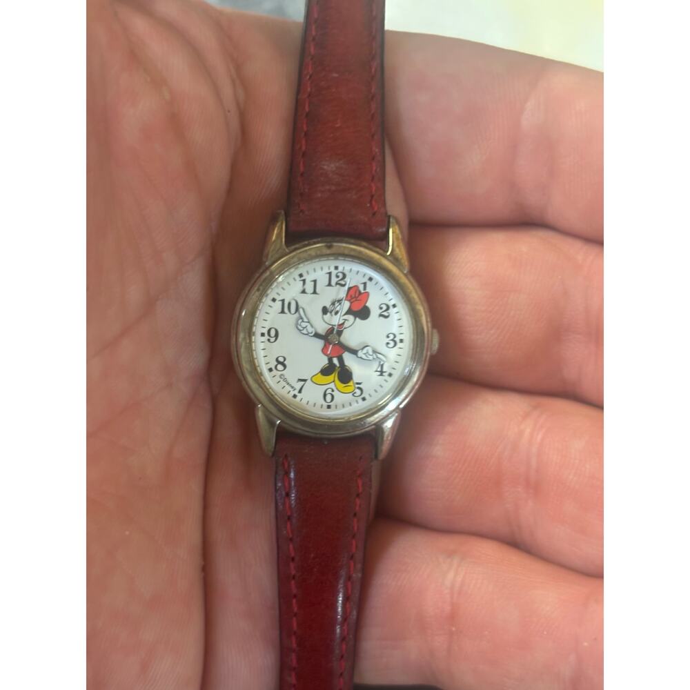 Vintage Disney Minnie Mouse RRS379 Womens Watch! New Battery!